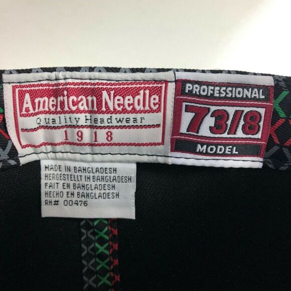 Vintage Malcolm X American Needle Fitted Hat Size 7 3/8 7 1/4 Black Lives Matter - Picture 12 of 12